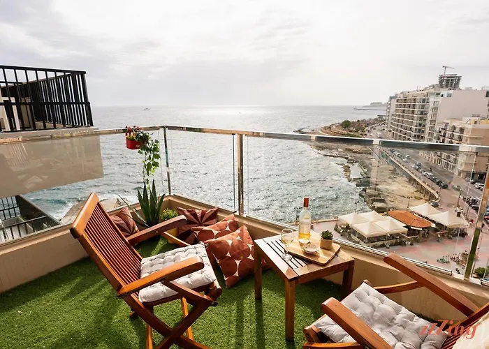 Seafront Duplex With Terrace - Malta Apartament *
